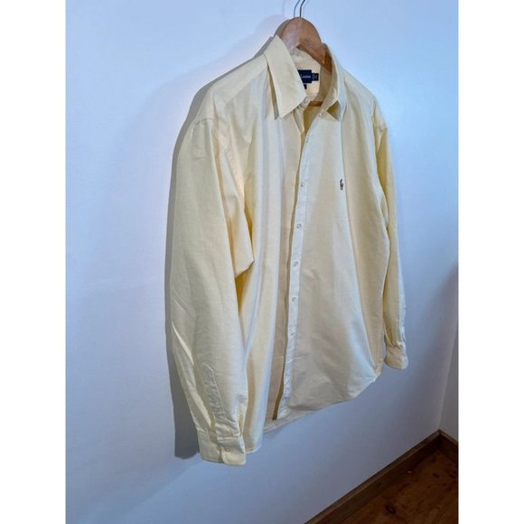 ✨5 for $15✨ Men’s Ralph Lauren Yellow Yarmouth Button Down Dress Shirt - Picture 3 of 9